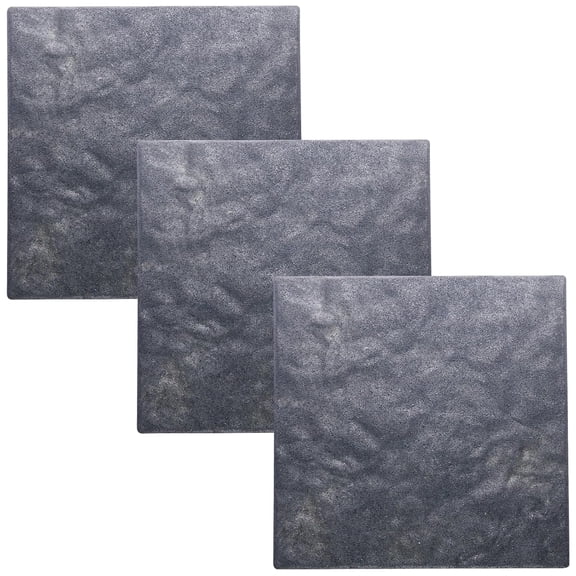 3 Pack Rubber Stepping Stones Outdoor Garden Walkway Recycled Paving Stones Pavers for Walkways