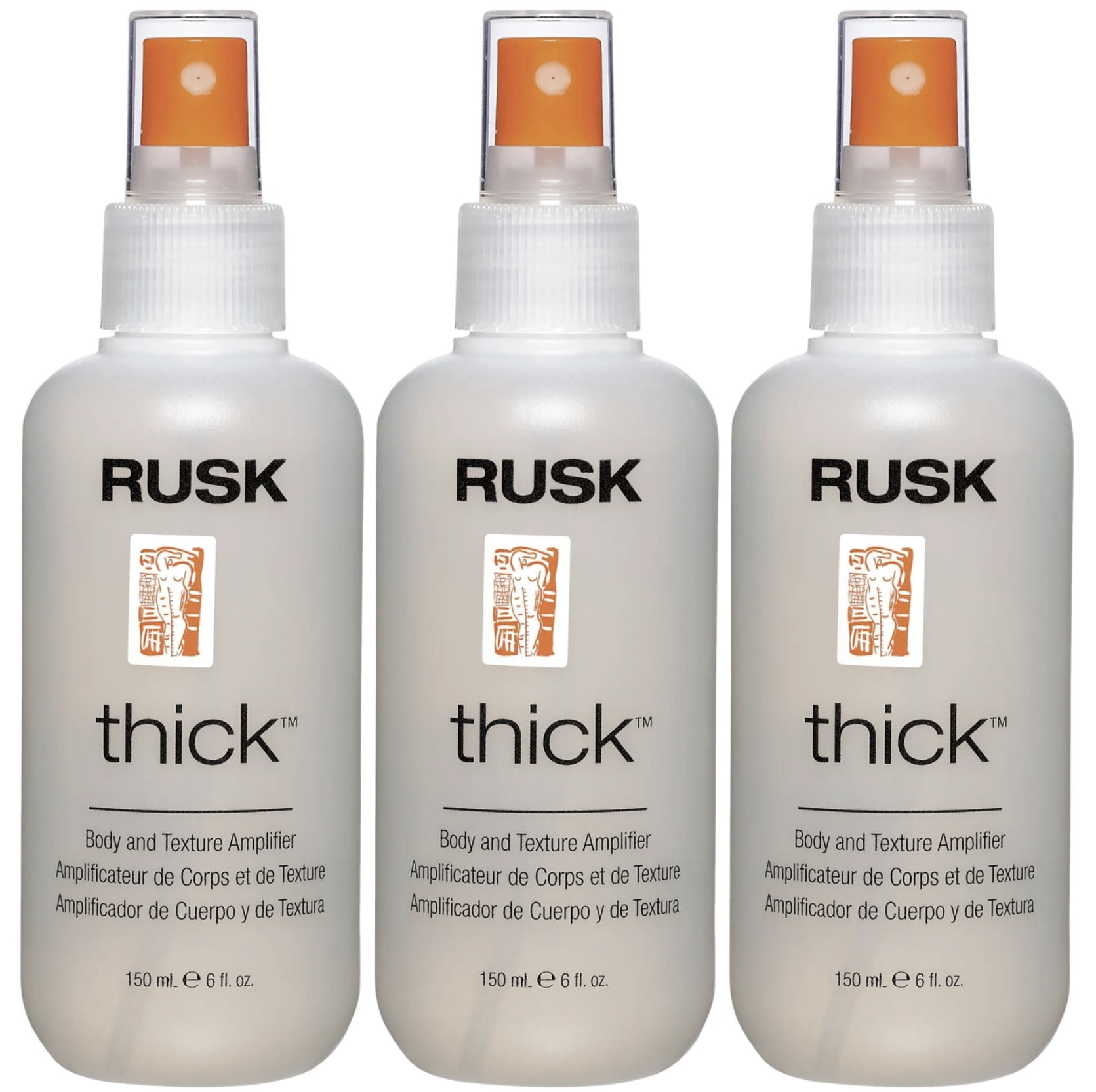 Rusk Sensories Thick Body and Texture Amplifier for Hair Volume, 6 oz ...