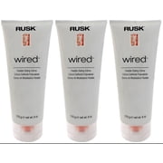 3 Pack - Rusk Wired Flexible Styling Cream 6 oz