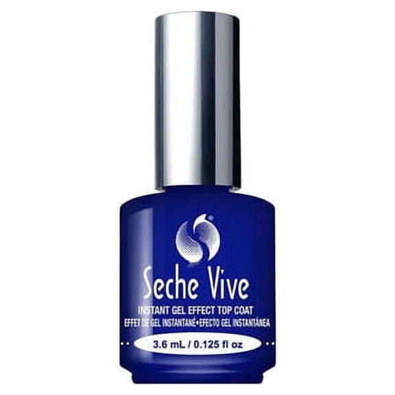 (3 Pack) SECHE Vive Instant Gel Effect Top Coat Mini