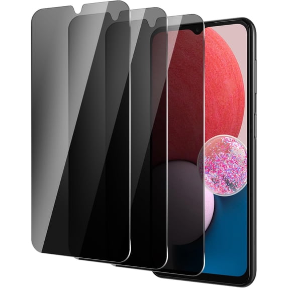 3 Pack For Samsung Galaxy A13 Privacy Screen Protector, 9H Hardness Anti-Spy Tempered Glass, Scratch-Resistant ,Anti-fingerprint,bubble free, easy install