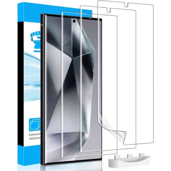 3 Pack for Samsung Galaxy S26 Ultra Screen Protector [Like Original Fingerprint Unlock], Real Invisible Self-Healing Protective Film [Not Glass], HD Clear, Case Friendly, Scratch-Resistant