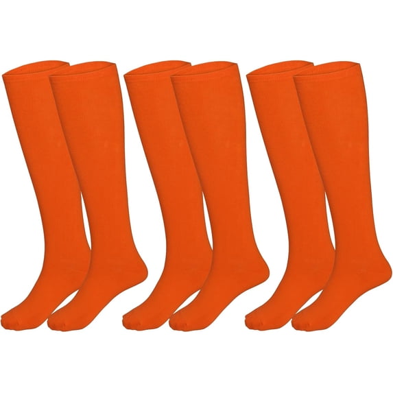 3 Pack School Uniform Cotton Knee High Socks Knee High Socks for Girls and Boys