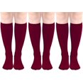thumbnail image 1 of 3 Pack School Uniform Cotton Knee High Socks Knee High Socks for Girls and Boys, 1 of 6