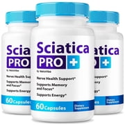 3 Pack Sciatic Pro+   Advanced Sciatic Pro Plus Formula with a Natural Blend to Help Support Nerve Health, Comfort & Everyday Mobility | Just Take 2 Easy-to-Swallow Pills Daily 180 Capsules