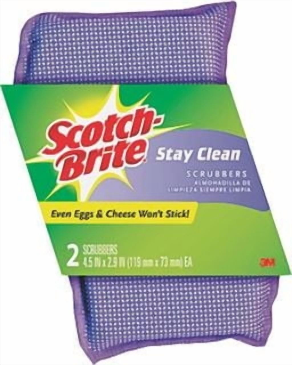 8 Pack Scotch Brite Stay Clean Scrubber