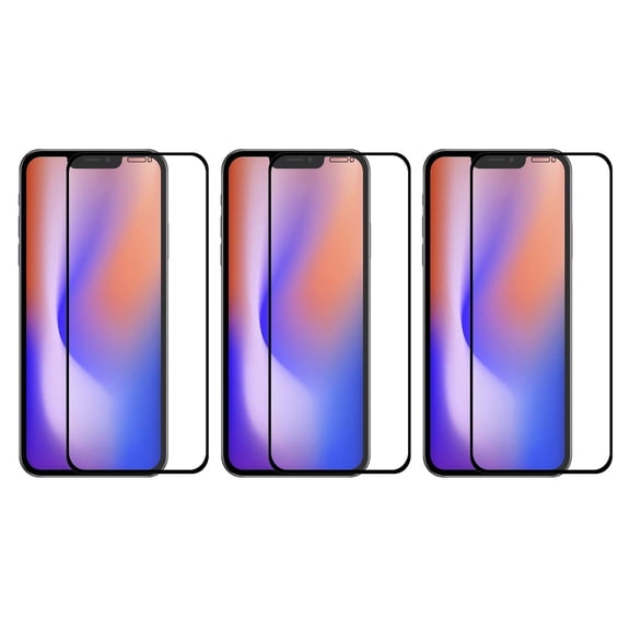 3 Pack Screen Protector Compatible With iPhone 13/14 Pro - Anti-Glare Tempered Glass Matte 3D Curved Edge
