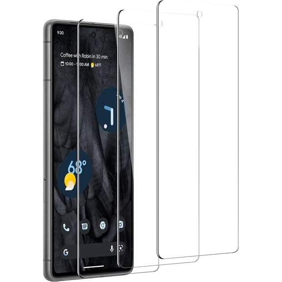 3 Pack Screen Protector for Google pixel 7, Tempered Glass Film, Case Friendly, 9H Hardness, 99.99% HD Clear, Scratch-proof, Ultra Resistant, Bubble Free