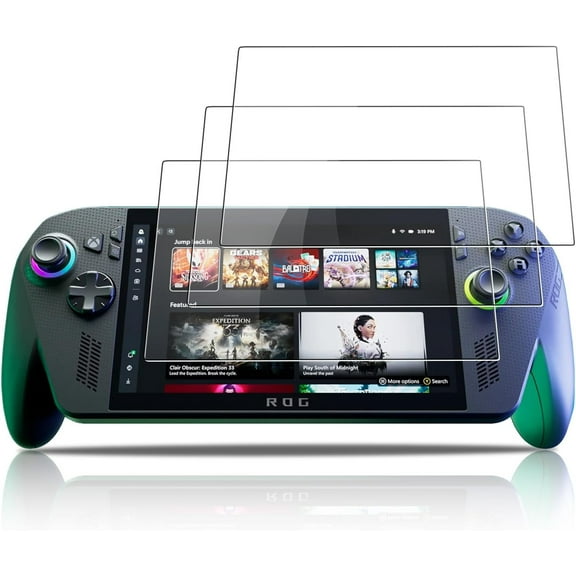 [3 Pack] Screen Protector for ROG Xbox Ally X(2025) Game Console, HD Tempered Glass,9h Hardness,Scratch,Anti-Fingerprin,Tempered Glass Film Guard for ROG Xbox Ally