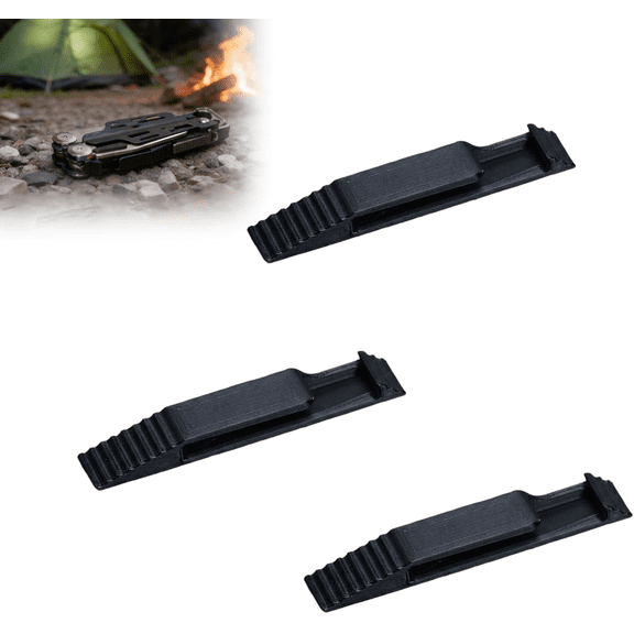 3 Pack Screwdriver Bit Holder Compatible with Leatherman Signal | Multi-Tool Storage Upgrade | Secure Bit Retention | Low-Profile Carry Solution | Multi-Tools Attachment