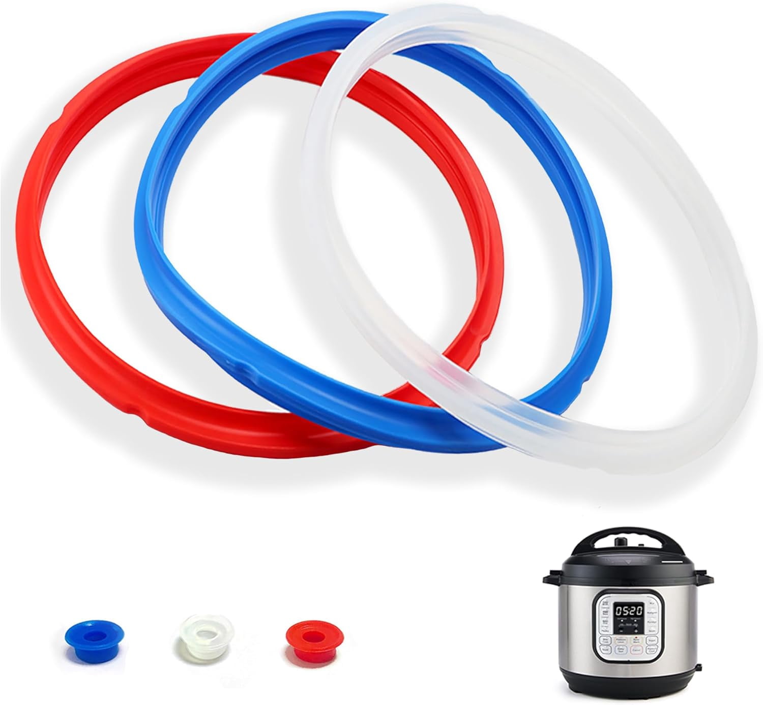 3 Pack Sealing Ring 3 Qt for Instant Pot Sealing Rings for MiNi 3 Qt ...