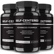 3 Pack Self-Centered - Original SelfCentered Capsules with a Natural Daily Blend for Wellness | Clean, Gentle, Easy-to-Swallow Pills 180 Capsules