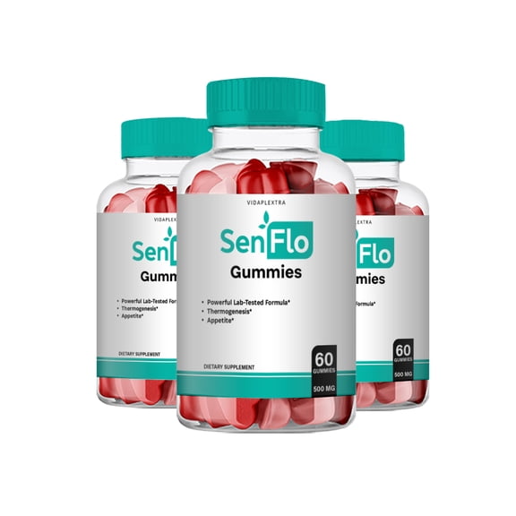 (3 Pack) Sen Flo Gummies - SenFlo Gummies