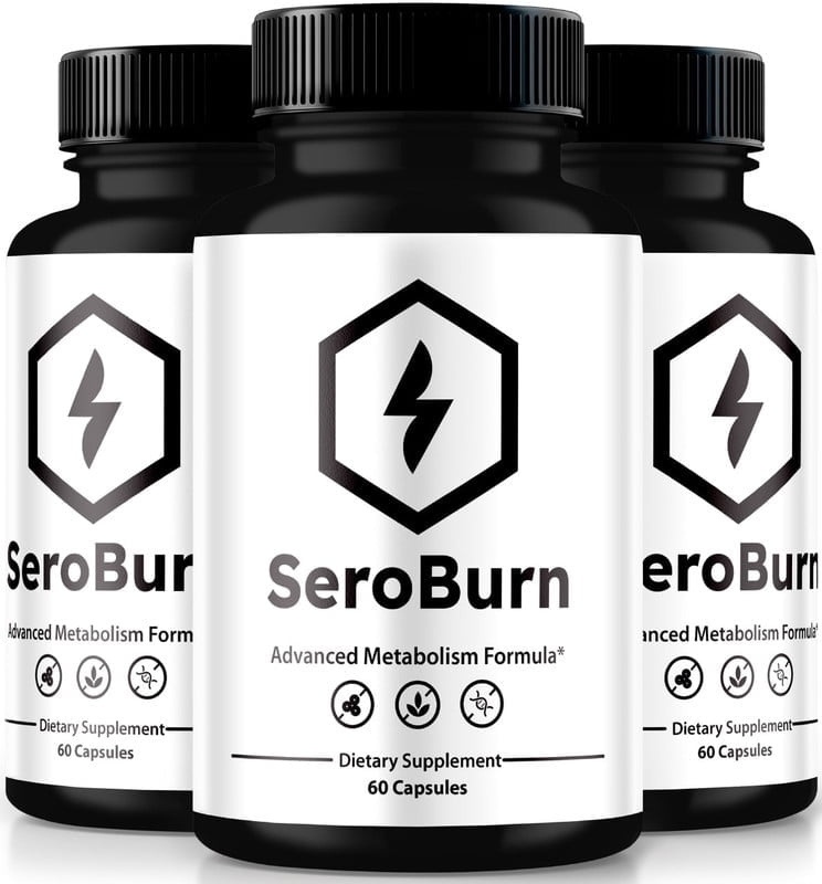 (3 Pack) SeroBurn Capsules, Maximum Strength Weight Loss Formula for a Fit and Healthy Body, All-Natural Keto Pills to Burn Fat for Energy, Sero Burn Official Reviews (180 Capsules)