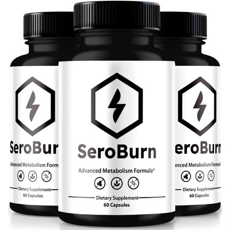 (3 Pack) SeroBurn Capsules, Maximum Strength Weight Loss Formula for a Fit and Healthy Body, All-Natural Keto Pills to Burn Fat for Energy, Sero Burn Official Reviews (180 Capsules)