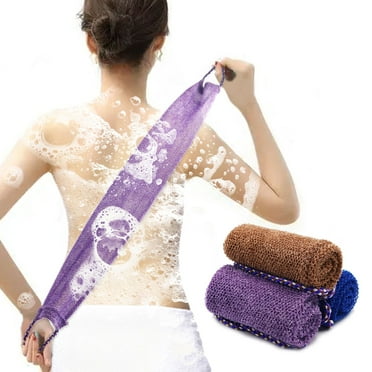 3 Pack Set African Net Sponge,Bath Towels Wash Cloth Body Scrubbers for Use In Shower,African Exfoliating Net for Back Scrubber Skin Smoother,Body Net Exfoliator