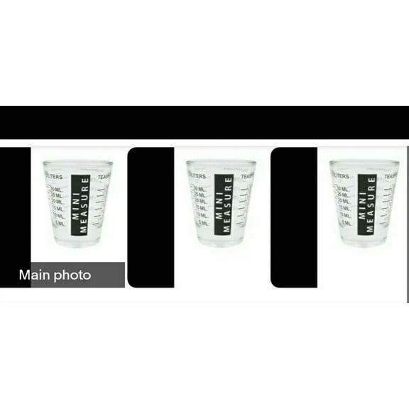 3 Pack Set Multi-Purpose Measuring Shot Glass Jigger Shot Bar Tool