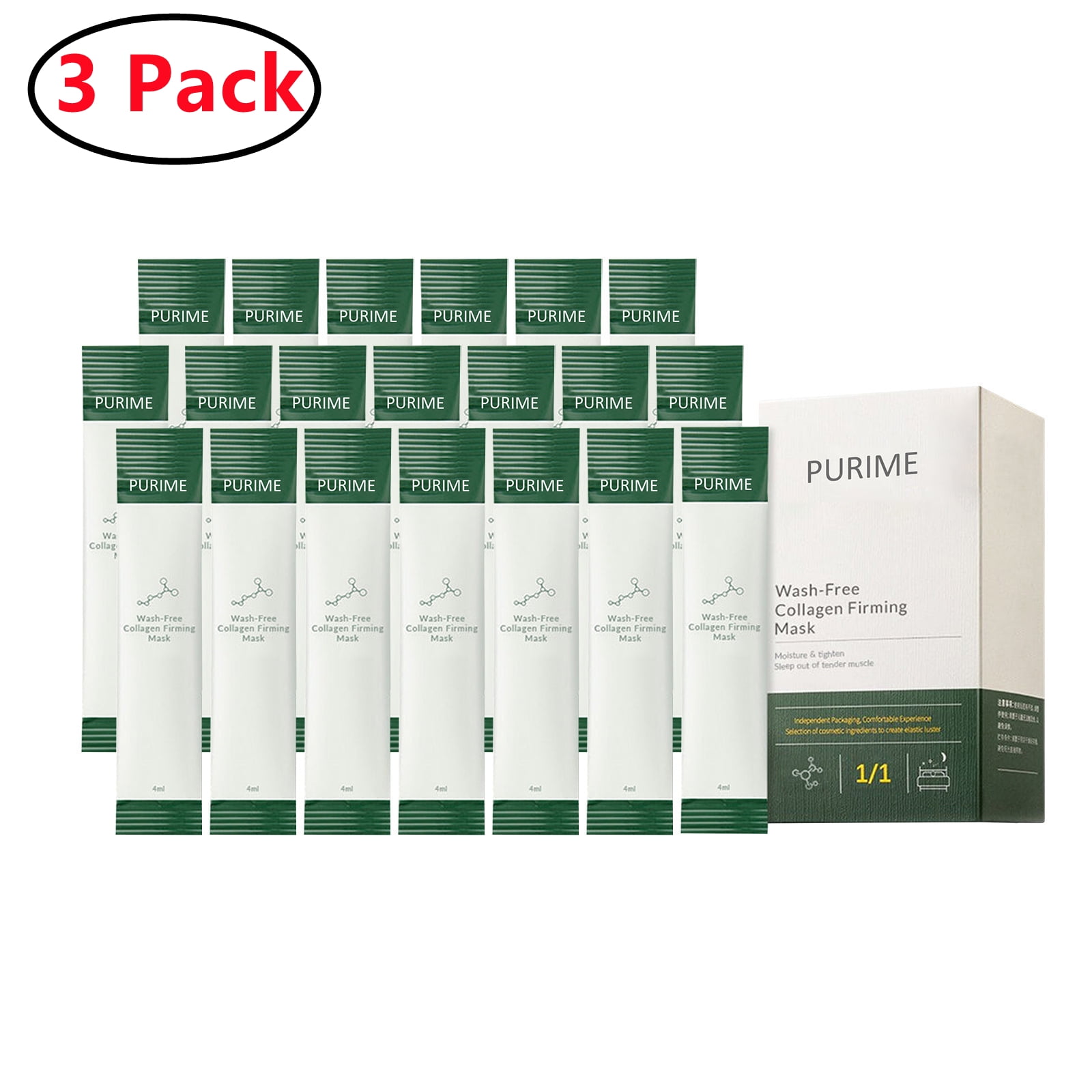 3 Pack Sheet Mask Collection - Hydrating, Moisturizing, Radiance ...