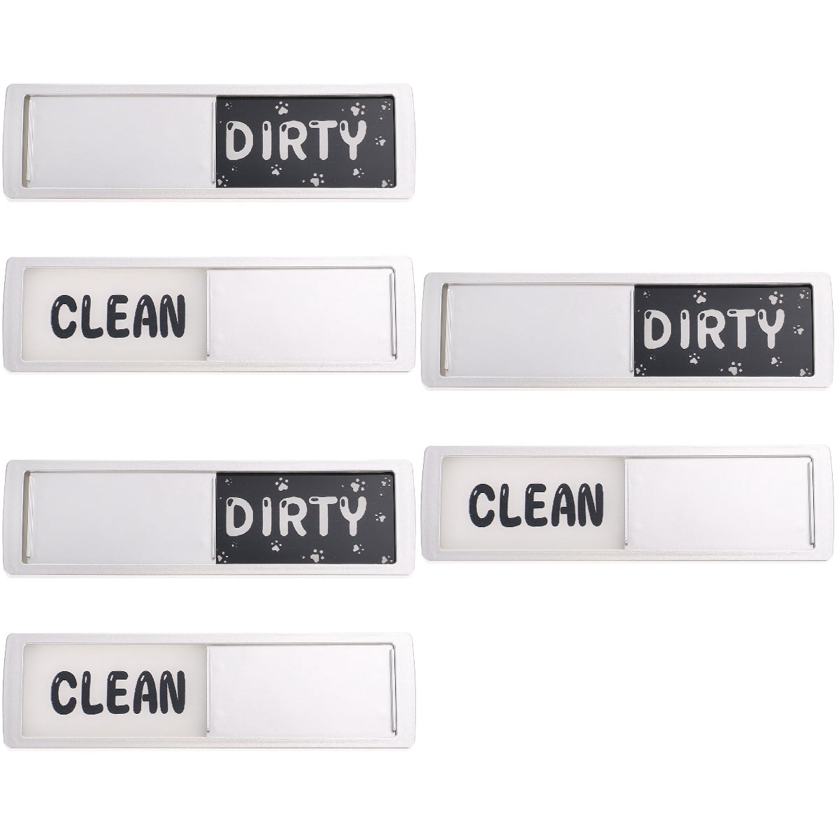 3 Pack Signage Dishwasher Magnet Magnets for Fridge Child Silver ...