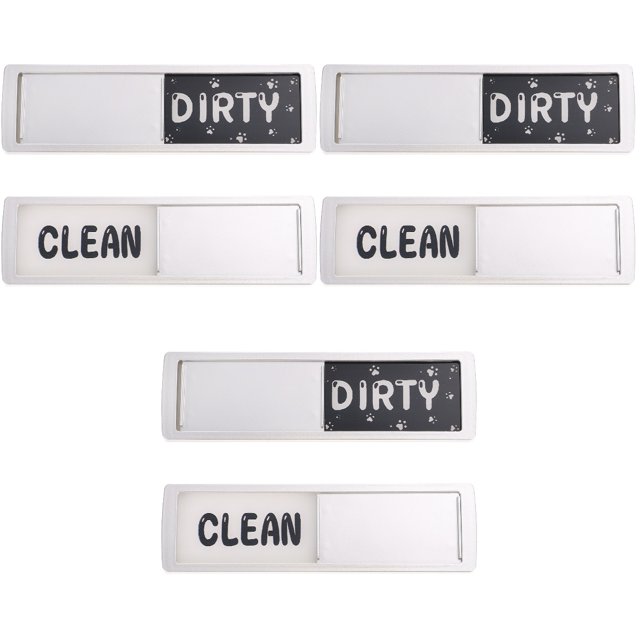 3 Pack Signage Magnets Refrigerator Dishwasher Clean Dirty Letters for ...