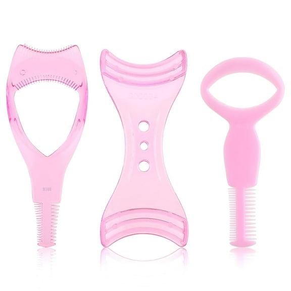 3 Pack Silicone Mascara Shield Guard and Eyeliner Applicator Tool, Eye Makeup Guide Helper