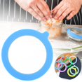 thumbnail image 1 of 3 Pack Silicone Replacement Gasket, Airtight Rubber Seals Rings for Mason Jar Lids, Leak-Proof Canning Silicone Fitting Seals for Glass Clip Top Jars, Light Blue, 1 of 10