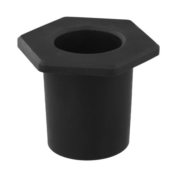 3 Pack Silicone Umbrella Hole Rings for Patio Table with 1.8 Inch Pole Fit, Black Outdoor Table Umbrella Insert for Garden, Balcony, Yard