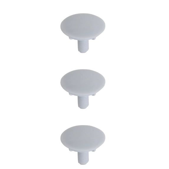 ifundom Soap Dish Cover White Standard Size 3 Pieces Easy to Clean Practical Bathroom Accessory