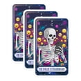 thumbnail image 1 of (3 Pack) Skeleton Emoji Decals - Funny Laptop Decals - Tarot Card Decal - 3 Inches On Longest Side - Easy Peel & Apply - Made in USA - 3MCS8759, 1 of 7