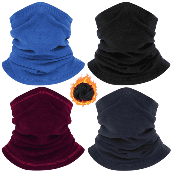 4 Pack Winter neck gaiter for Men Women, Balaclava Face Mask, Shiesty Mask Sun Protector Lightweight Scarf for Men/Women