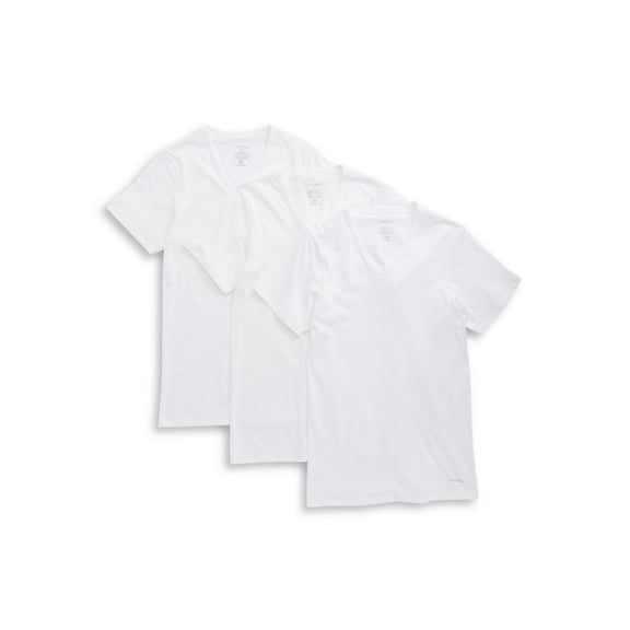 3-Pack Slim-Fit Cotton V-Neck Tees