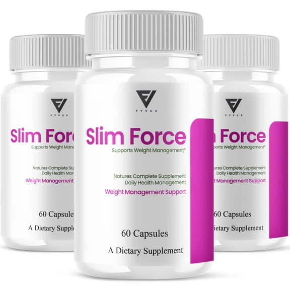 (3 Pack) Slim Force Capsules, SlimForce Advanced Support Formula (180 Capsules)