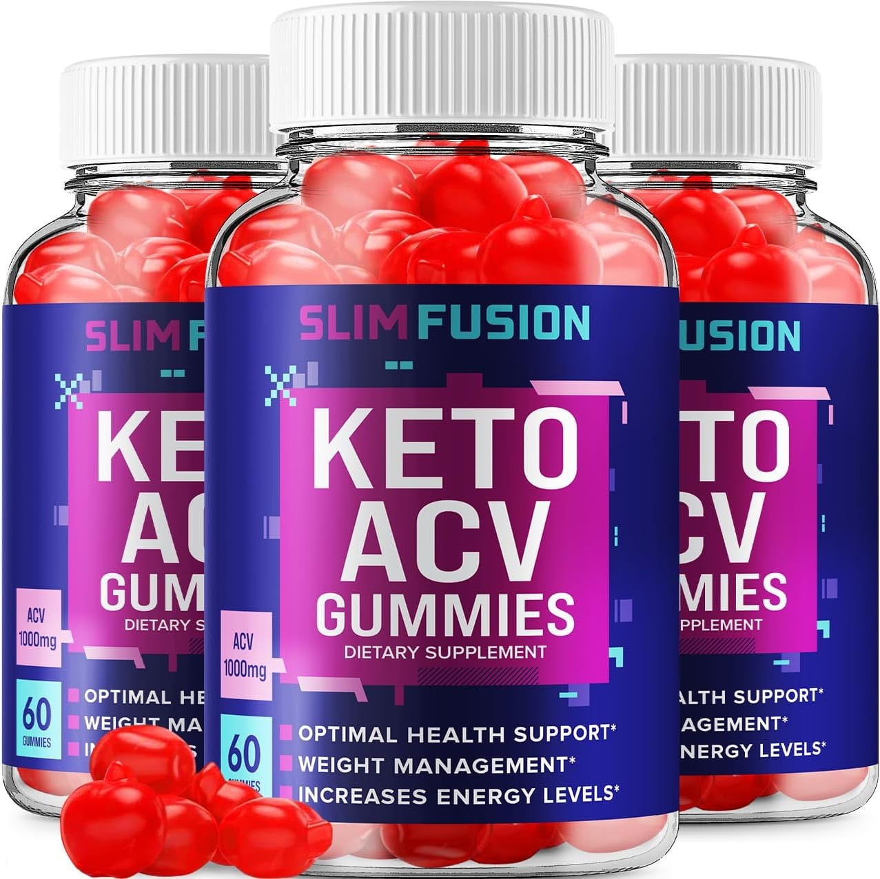 3 Pack Slim Fusion Keto ACV Gummies Official Keto SlimFusion ACV