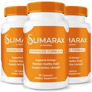 3 Pack Slimarax   Natural Daily Pill Formula Designed to align with Fitness Goals, Support active Lifestyle & Body Balance | Just 2 Easy-to-Swallow Pills Daily 180 Capsules