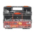 thumbnail image 1 of 3 Pack Small Parts Organizer Box 21 Compartments Hardware Storage Case with Removable Dividers Portable Screw Bolt Nut Tackle Jewelry Tool Storage Container with Clear Lid & Safety Latch, 1 of 8