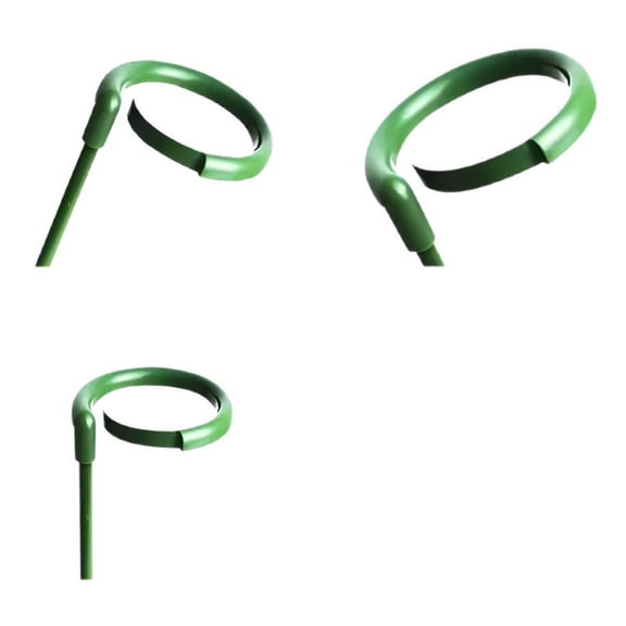 3 Pack Small Plant Support Plant Stakes, Adjustable Garden Single Stem Support Stake, Planter Support Ring for Orchid, Rose, Peony, Peppers and More