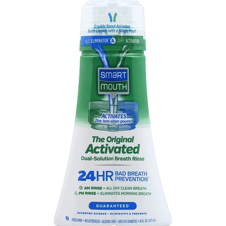 3 Pack SmartMouth Original Activated Mouthwash, Dual-Solution Oral Rinse, 16 oz
