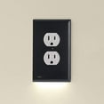 thumbnail image 1 of 3 Pack - SnapPower GuideLight 2 for Outlets [New Version - LED Light Bar] - Night Light - Electrical Outlet Wall Plate with LED Night Lights - Automatic On/Off Sensor - (Duplex, Black), 1 of 5