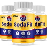 3 Pack SodaFit Capsules, Soda Fit Weight Management Pills 180 Capsules