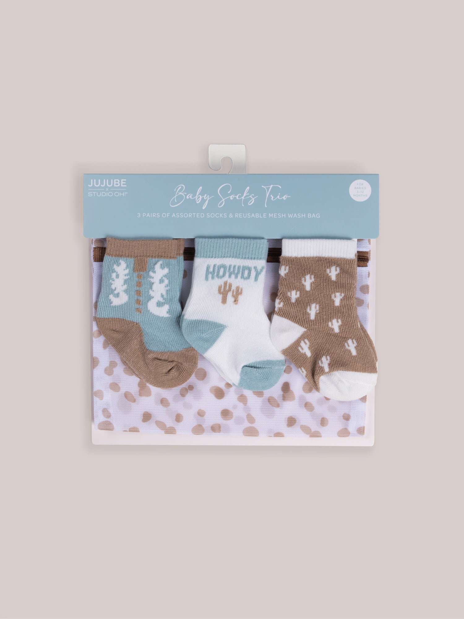 3-PACK SOFT DURABLE BABY SOCKS SET - BLOOMIN' BOOT 3-PACK SOFT DURABLE BABY SOCKS SET - BLOOMIN' BOOT