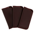 thumbnail image 1 of 3 Pack Soft Faux Leather Slip In Eyeglass Case, Fits Medium to Large Frames, Gray, 1 of 4