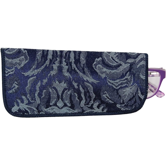 3 Pack Soft Slip In Eyeglass Case for Women Glasses, Reading Glasses, or Sunglasses Fabric Eyeglass Case