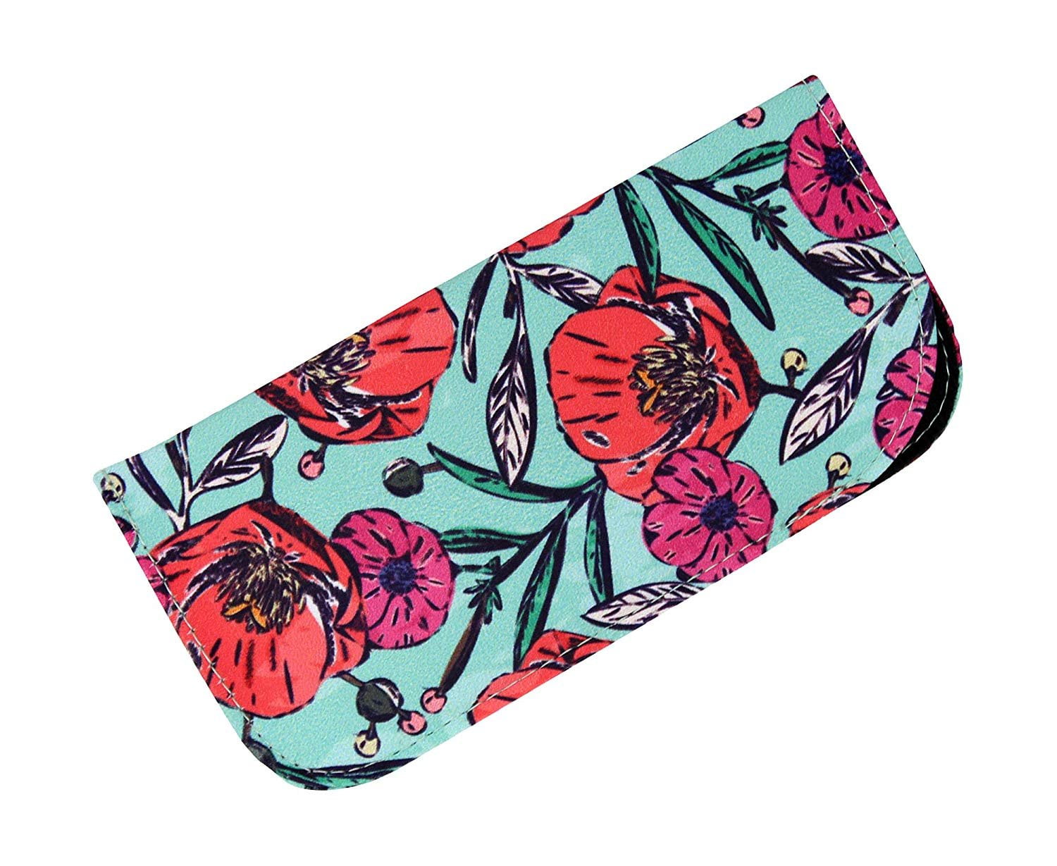 3 Pack Soft Slip In Eyeglass Case for Women Glasses, Reading Glasses