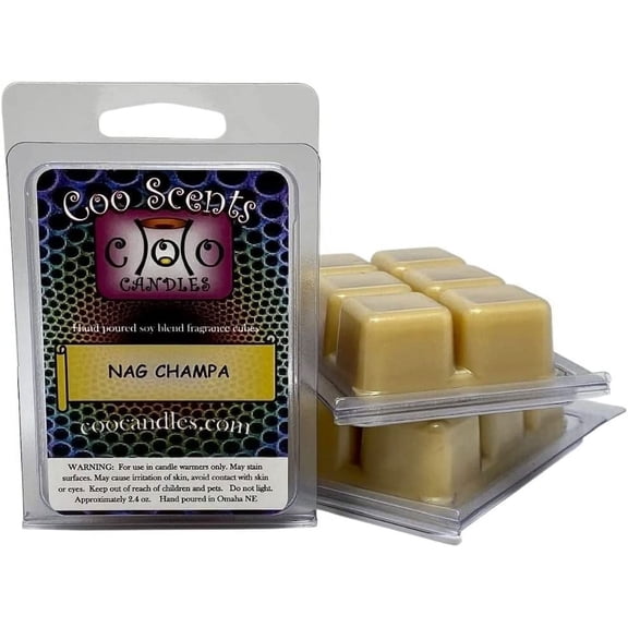 3 Pack Soy Blend  Wickless Candle Bar Wax - Nag Champa (3)