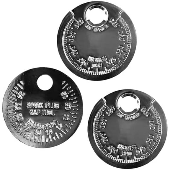 3-Pack Spark Plug Gap Gauge Tool Engine Mechanic