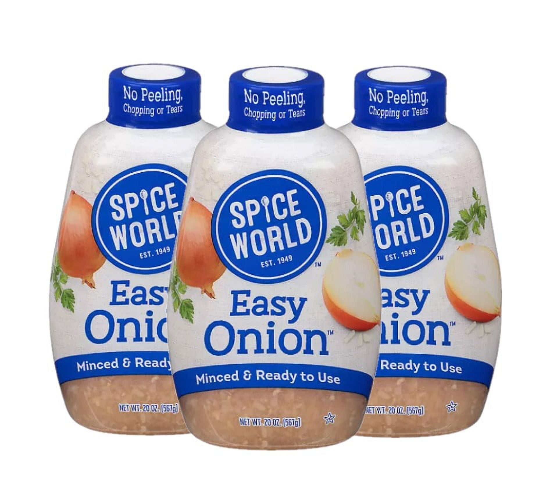 3 Pack Spice World Easy Onion Squeeze (20 oz.)