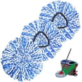 thumbnail image 1 of [3 Pack]Spin Mop Replace Head, Spin Mop Head Replacement, Universal Microfiber Replacement Mop Heads, Machine Washable, Deep Cleaning and Easy-to-Replace, 1 of 6