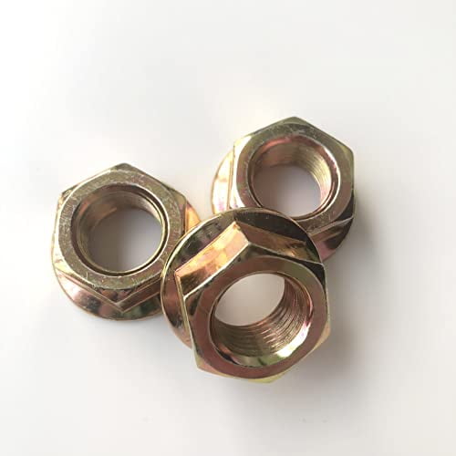 (3 Pack) Spindle Blade Nut for Cub Cadet Zero Turn Mower RZT 50 - RZT 54 - RZT42,Spindle Nut Fit for MTD Craftsman Troy Bilt Mower Replaces 912-0417A,712-0417A