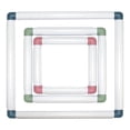 thumbnail image 1 of 3-Pack Square Embroidery Hoops Hoops Punch Needle Hoops Embroidery Quilting Frame,As Shown, 1 of 6