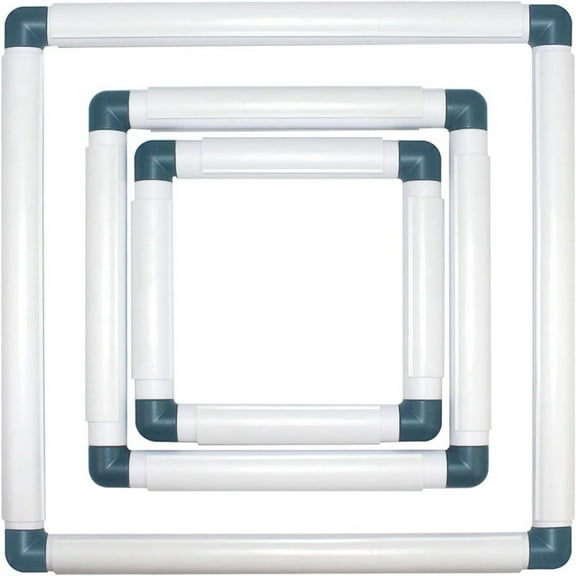 3-Pack Square Embroidery Hoops Hoops Punch Needle Hoops Embroidery Quilting Frame,Blue Blue Plastic